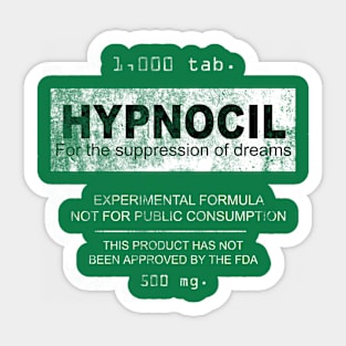 Hypnocil, distressed Sticker